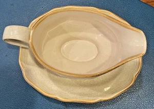 Mikasa Garden Club Gravy Boat & Underplate EC400 - Picture 1 of 4
