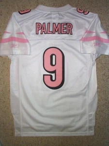 ($75) Camiseta deportiva juvenil REEBOK Cincinnati Bengals CARSON PALMER NFL *NIÑAS* (xl) - Imagen 1 de 4