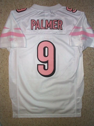 ($75) Cincinnati Bengals CARSON PALMER nfl Jersey Youth *GIRLS* (L-LG-LARGE) Cover