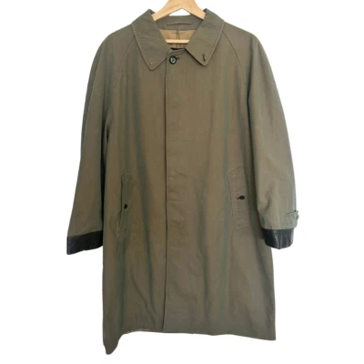 Gabardina vintage Burberrys Prorsum - verde caqui con cuadros Nova para hombre Foto 1 de 4