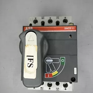 ABB S3N Circuit Breaker 60 Amp SACE 3 Pole Thermal Magnetic Molded Case Carriage - Picture 1 of 6