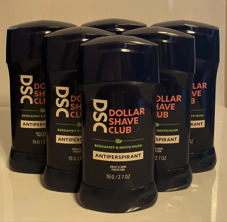6 DSC Dollar Shave Club Bergamot & White Musk Antiperspirant 2.7 oz exp 12/2025 - Image 1 of 4