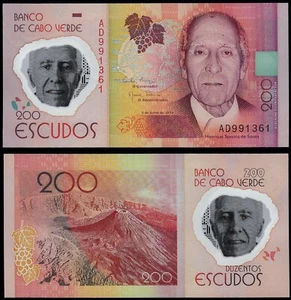 CAPE VERDE 200 ESCUDOS (P71) 2014 POLYMER UNC - Picture 1 of 1
