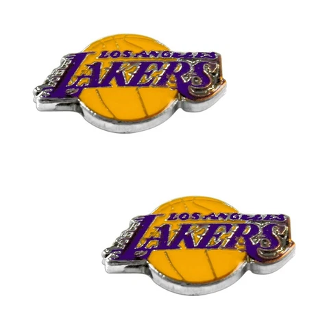 Los Angeles Lakers NBA Team Logo Post Stud Earrings NEW Cover