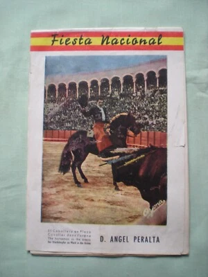 LIVRET FIESTA NATONAL ESPANOLA CORRIDA TOROS 1959 - Photo 1/4