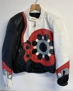 Vintage Harro Herren Echtleder Biker Jacke Größe UK Large EU 54 selten sehr guter Zustand - Bild 1 von 21