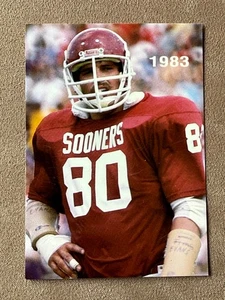 CFB 1983 OKLAHOMA SOONERS Football Schedule College RICK BRYAN - Picture 1 of 2
