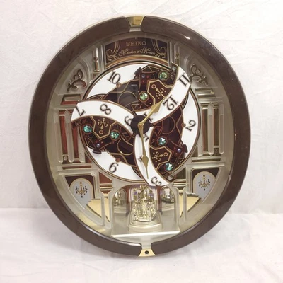 Seiko Golden Chandelier Melodies in Motion Wall Clock QXM394BRH Parts As Is - Image 1 of 4