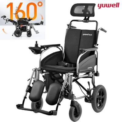 D130TL Electric Wheelchair Foldable Reclining Full Lying Mobility Motorized - Image 1 of 4