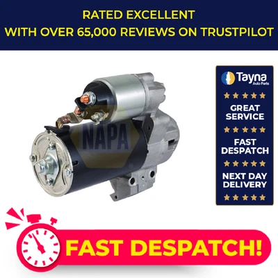Starter Motor fits BMW 116D E81, E87 2.0D 08 to 11 NAPA 12417801203 12417802508 - Image 1 of 4