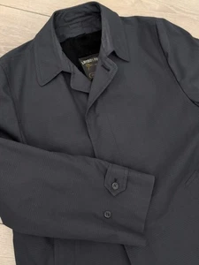 Gabardina delantera de colección London Fog Clipper Mill tapeta a cuadros 38R alpaca mohair - Imagen 1 de 11