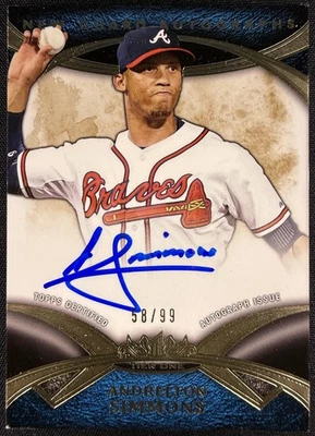 2014 Topps Tier One New Guard #NGA-ASI Andrelton Simmons Autograph /99 - Image 1 of 2