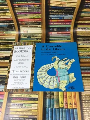 Margaret Mahy - A Crocodile in the Library - Deirdre Gardiner 1983 Ready to Read - Image 1 of 4
