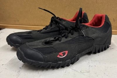 GIRO JUNCION MTB SHOES CLEATS 47 US MEN 13 black & red Sport insole CYCLING bike - Image 1 of 4
