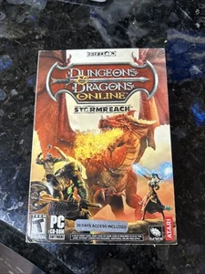 Dungeons And Dragons Online STORMREACH PC Game COMPLETE W/4 Discs  - Picture 1 of 2
