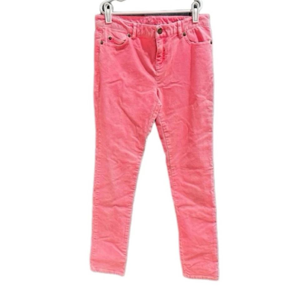 Pantalones Vineyard Vines Rosa Pana Bolsillos Ajustados Tobillo 98% Algodón Talla 14 Adolescente Foto 1 de 4