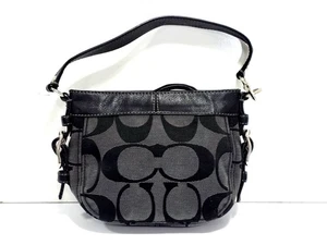 Coach Zoe Mini Schultertasche Handtasche Signature C Canvas Lederbesatz F41856 - Bild 1 von 11