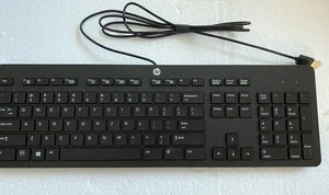HP 125 Wired Keyboard / SLIM / NEW - Picture 1 of 2