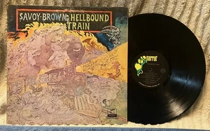 GARAGE BLUES ROCK LP - SAVOY BROWN - HELLBOUND TRAIN- GATEFOLD - 1972 PARROT - Picture 1 of 3