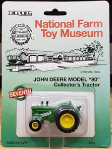 Ertl John Deere Model 80 Collector's Tractor National Farm Toy Museum 1:64 - Picture 1 of 9