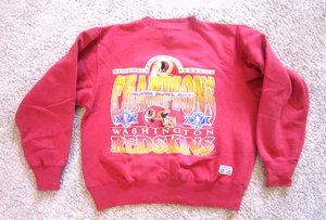 Washington Redskins Fútbol Super Bowl Campeones XXVI Sudadera M Camisa Logo 7 - Imagen 1 de 4