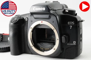 [NEUWERTIG mit Trageriemen] Canon EOS 7 EOS-7 ELAN AF analoge Spiegelreflexkamera 35 mm Gehäuse aus Japan - Bild 1 von 14