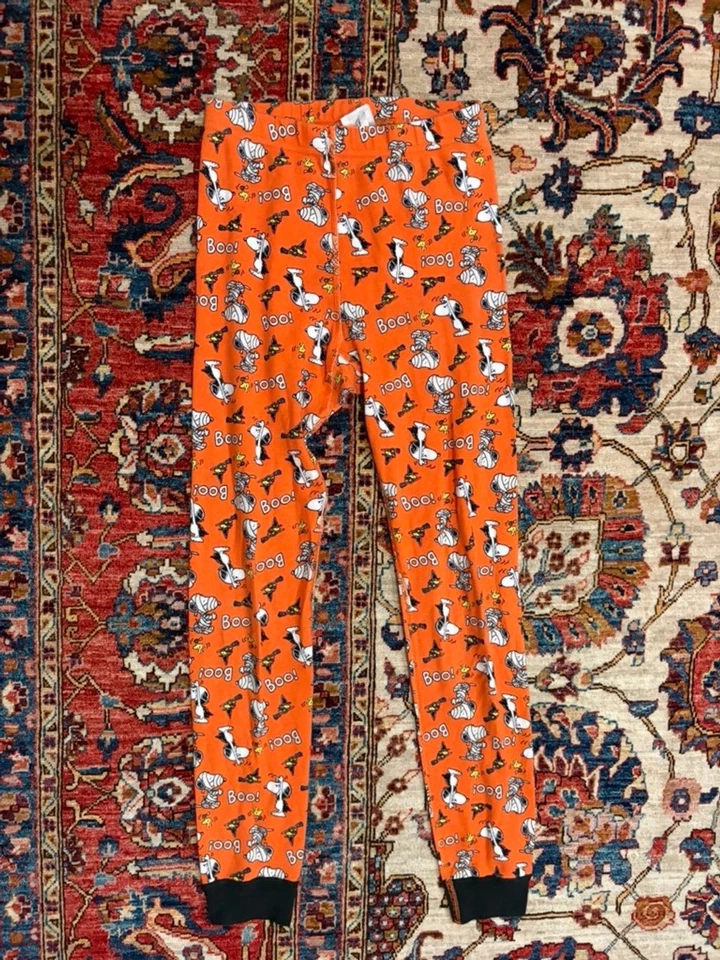 Hanna Andersson 花生史努比万圣节睡衣裤 10 岁有机棉 — 第 1/4 张图片