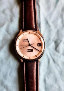 Reloj Pulsera Citizen Auto Dater 7 25 Joyas Para Agua Cuero Cinturón Esfera Plateada - Imagen 1 de 5