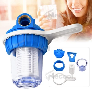 WASSERFILTER VORFILTER 5" 3000 L/h PUMPENFILTER FILTER HAUSWASSERWERK 8 BAR FEST - Bild 1 von 13
