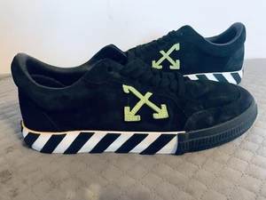 Off-White Hombre Vulc Parte Superior Baja Negra Para Hombre Talla 43 Negro Blanco Verde Patín Lo - Imagen 1 de 16