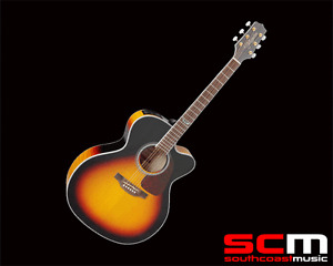 Takamine T GJ72CEBSB Jumbo Acoustic Electric Guitar Sunburst with Cutaway New