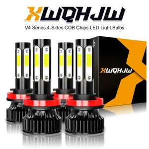 Faros LED para camioneta Chevy Silverado 1500 2500 HD doble cabina 2022-2024 - Imagen 1 de 9