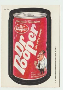 Wacky Packages 1985 Topps Sticker #31 Dr. Pooper - Foto 1 di 2
