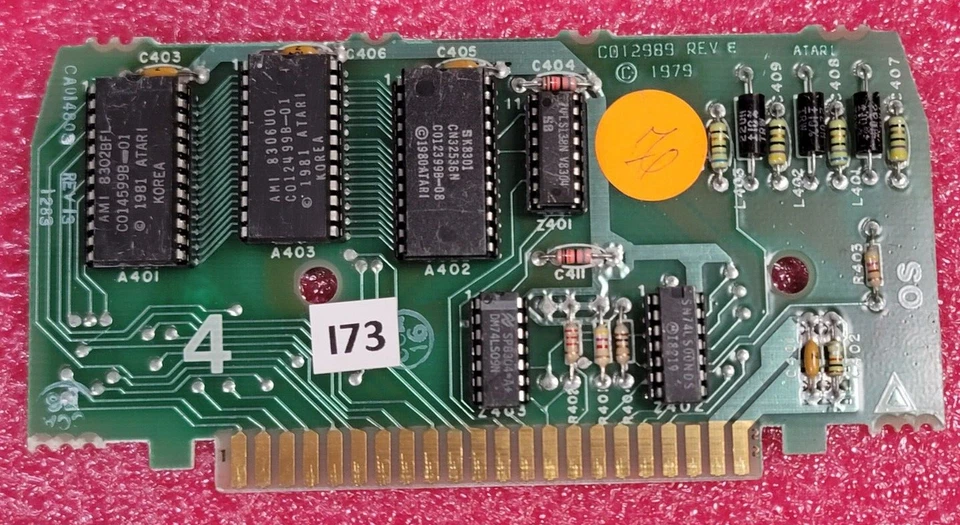 Rare 1979 Atari 400/ 800 OS Card Expansion C12989 Rev E UNTESTED #i73 - Image 1 of 4