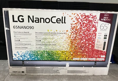 LG 65" NanoCell 90 LED LCD Smart TV 4K 65NANO90UPA  ✅❤️️✅❤️️ Open Box - Read! - Image 1 of 4