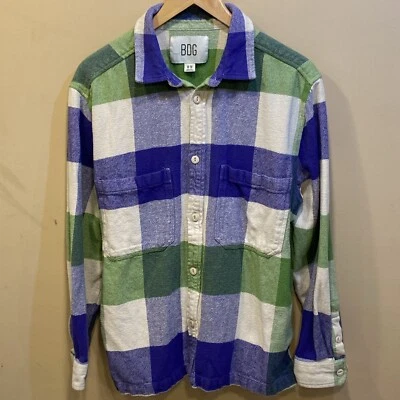 Urban Outfitters BDG Flannel Button Up Shirt SZ M Men's Multi Plaid Casual Work - Image 1 of 4