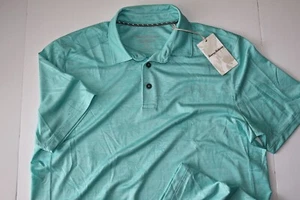 Tommy Bahama Polo Shirt Palm Coast Palmera Lake Blue Island Zone SS New Medium M - Picture 1 of 5
