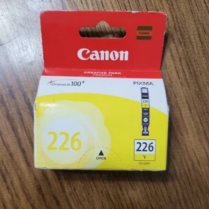 Genuine Canon 226Y Yellow Ink Cartridge CLI-226Y Chromalife 100 Plus New - Picture 1 of 5
