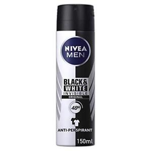 Nivea 150ml For Men Invisible For Black And White Power 48h Anti-perspirant D...