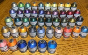 Designs By Sick 46 Spools Polyester Embroidery Thread (40 wt. 1000m) NEW - Picture 1 of 3