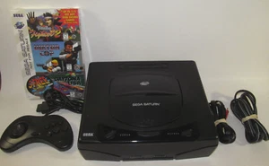 Consola Sega Saturn NTSC Paquete Sistema 3 NUEVOS Juegos y NUEVO AHORRA BATERÍA - Imagen 1 de 7