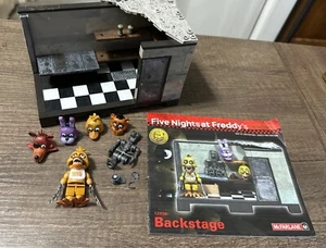 Five Nights at Freddy's Backstage McFarlane Set 12036 w/ Instructions - Picture 1 of 9
