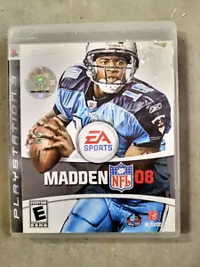 Madden NFL 08 (Sony PlayStation 3, PS3) with Manual quarterback Vince Young - Picture 1 of 3