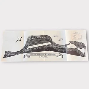 San Juan Aviation & Yachting Estates map Real Estate Pamphlet Planning Olga WA - Picture 1 of 11