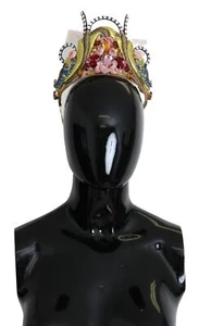 Dolce & Gabbana Umwerfend Kristall Diadem Tiara - Gold Damen Mehrfarbig - Bild 1 von 6