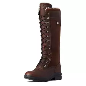 Ariat Wythburn II H20 Womens Waterproof Long Riding Boots - Dark Brown - Picture 1 of 4