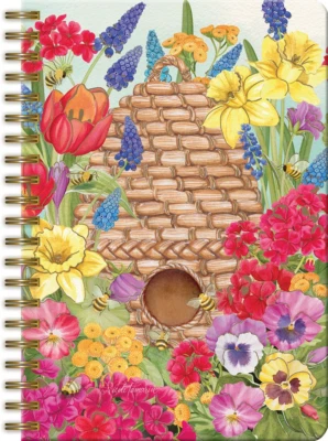 Lang Beehive And Blooms Spiral Journal w - Image 1 of 2