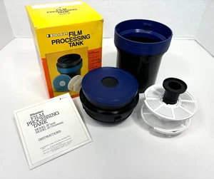 Vintage Photax Model 20 Film Processing Developing Tank w Box & Instructions - Picture 1 of 17