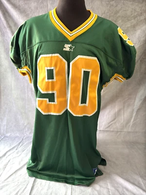 NDSU North Dakota State University Bison Starter GU football jersey #90 vintage - Image 1 of 4