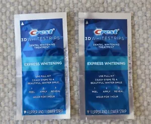 CREST Whitestrips 3D White Strips 1 One Hour Express EXP. Feb 2026 Dental - Picture 1 of 6